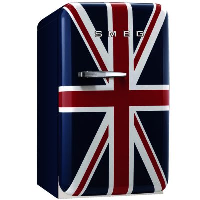 Smeg FAB5RUJ-1 40cm 'Retro Style' Minibar Fridge in Union Jack Design with Right Hand Hinge Smeg FAB5RUJ-1 40cm 'Retro Style' Minibar Fridge in Union Jack Design with Right Hand Hinge
